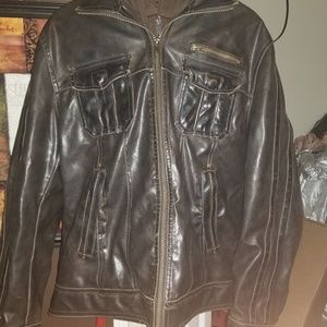 Leather jacket